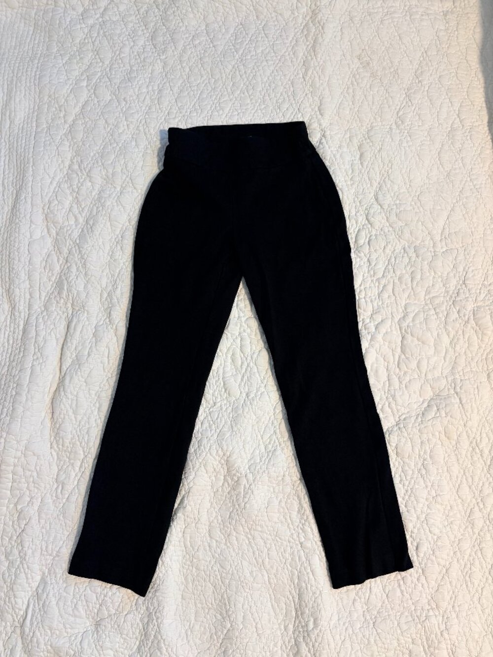 Express Black High Rise Flare Pull On Dress Pants XS